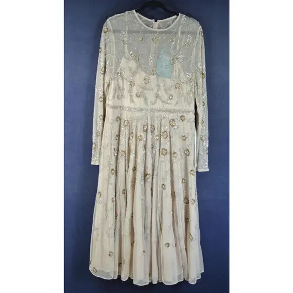 sachin and babi light blue dress Long Sleeve Dresses in Size 14